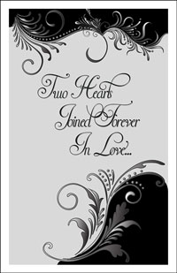 Wedding Program Cover Template 8E - Graphic 2